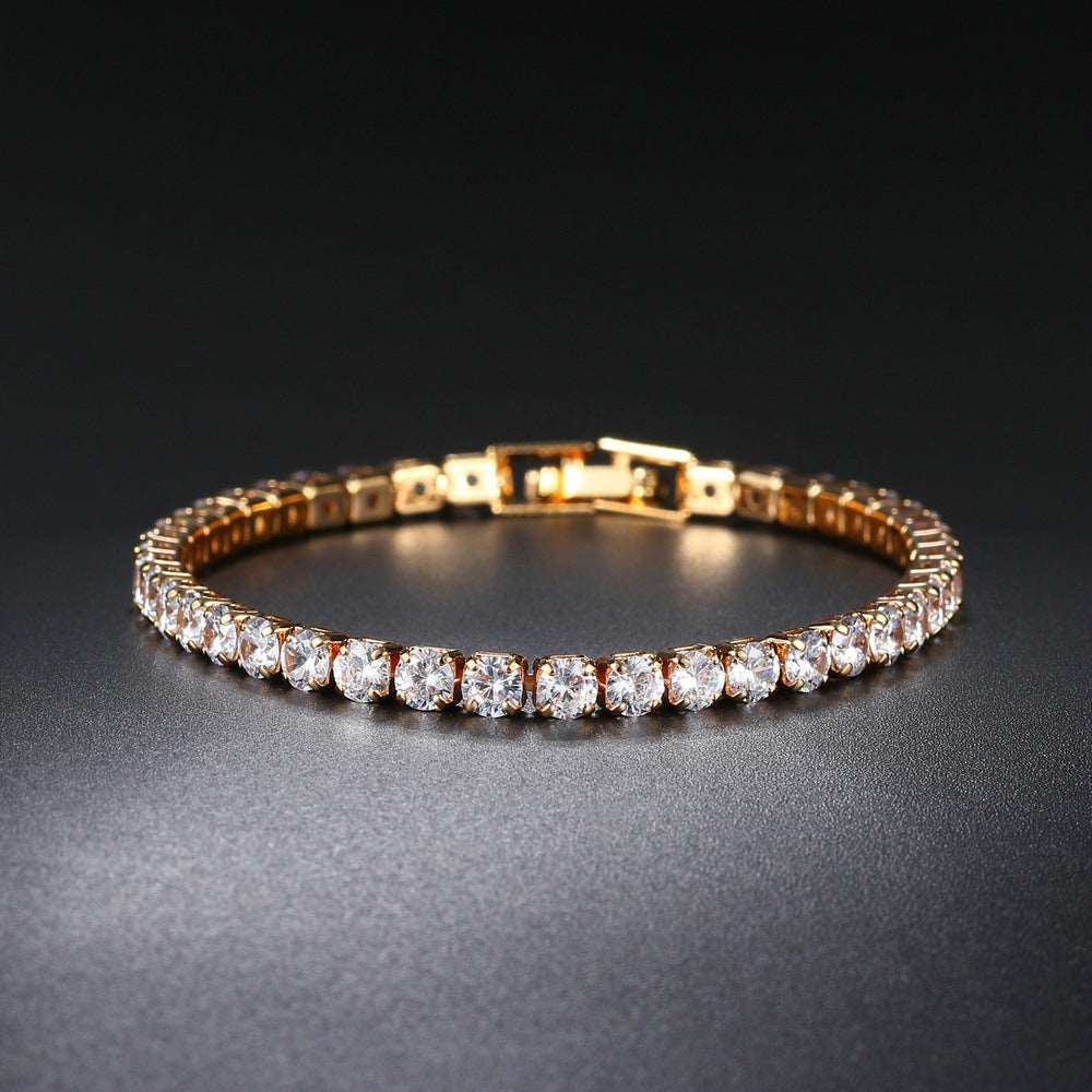 12Ct White Sapphire Oval Cut Bracelet