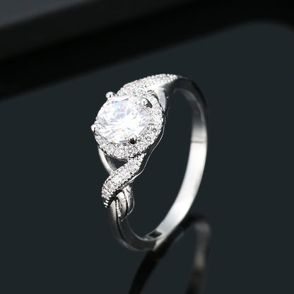 6Ct Round Cut Engaement Ring