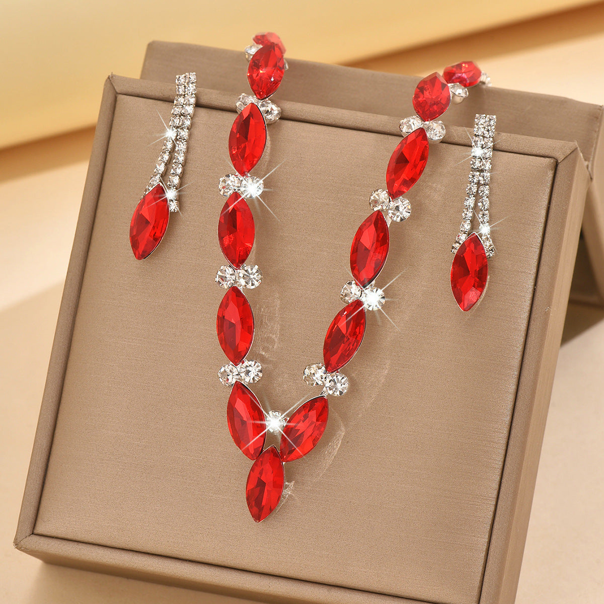 Marquise Cut Jewelry Set