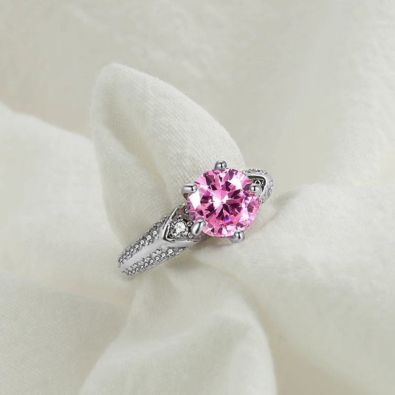 6Ct Round Cut Engaement Ring